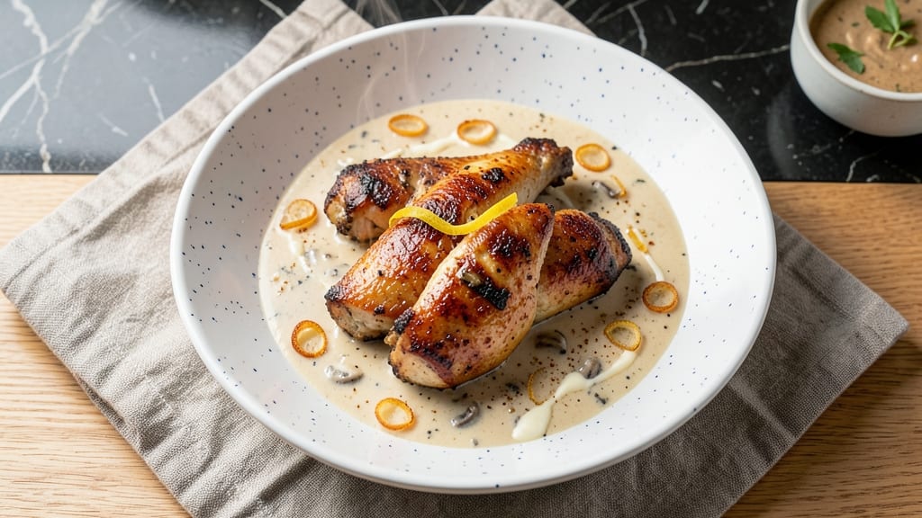 Baked Chicken Thighs With Cream Of Mushroom Soup Recipe: Creamy Mushroom Topping That Locks In Juiciness