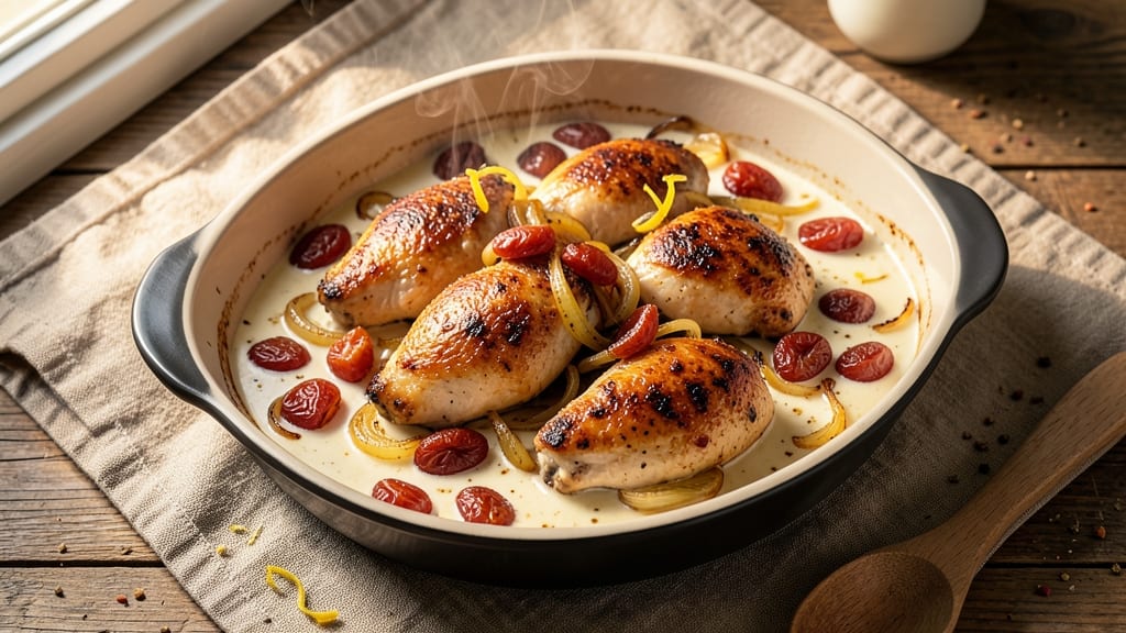 Apricot Chicken Recipe with French Onion Soup Slow Cooker: Slow-Cooker Fusion of Sweet-Tangy and Creamy Depths