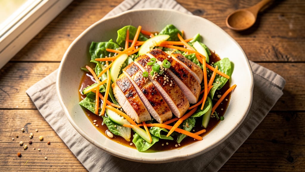 Applebee's Grilled Oriental Chicken Salad Recipe: Crispy Sesame-Kissed Bites Over Crunchy Greens
