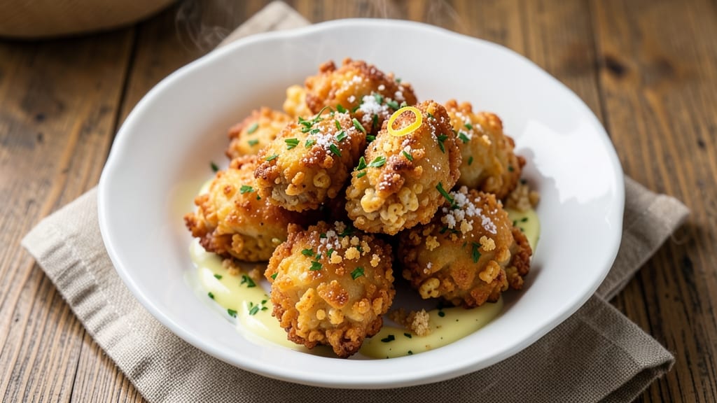 Air Fried Popcorn Chicken Recipe: Juicy Bites With Crispy Parmesan Crunch