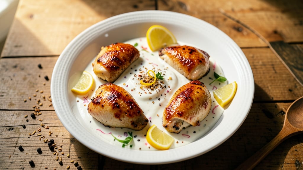 Baked Chicken With Yogurt Recipe: Tangy Marinated Crisp in 40 Minutes