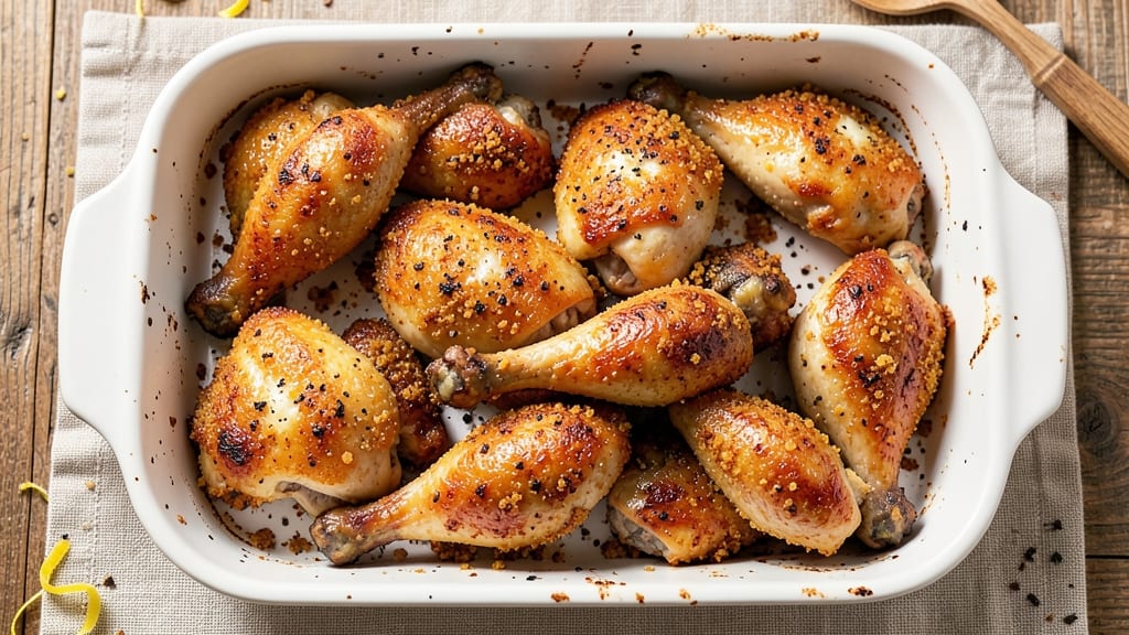 Baked Chicken Parts Oven Recipe: Crispy Parmesan-Crusted Wings and Thighs