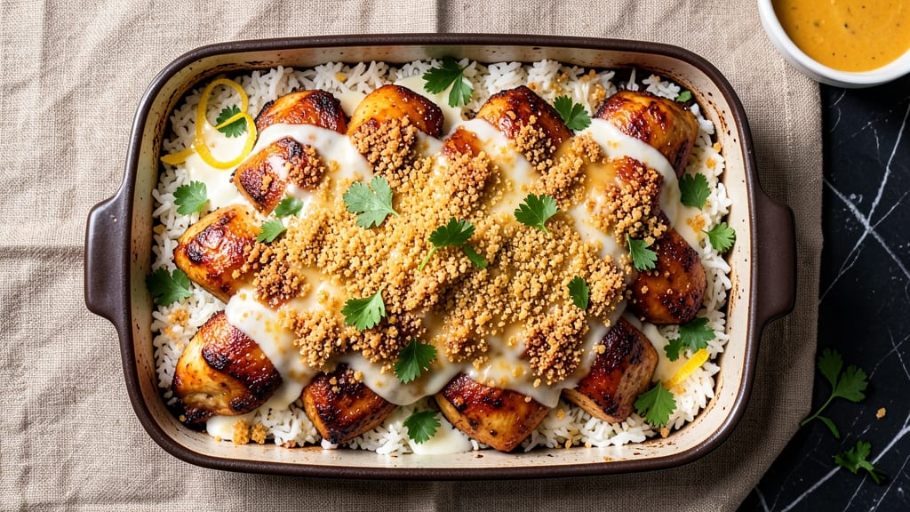 All-Recipe Chicken and Rice Casserole: One-Pan Cheesy Crunch With Juicy Layers