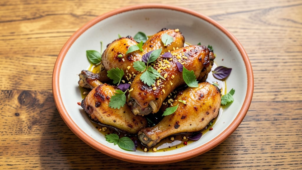 Baked Italian Chicken Wings Recipe: Parmesan-Romano Crisp With Herby Olive Oil Kiss
