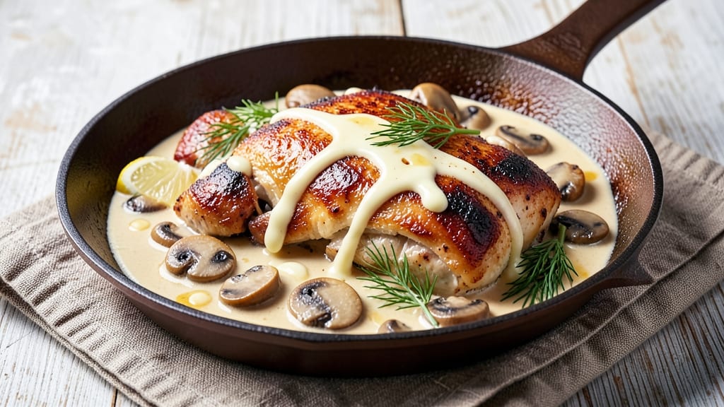 Baked Chicken Stroganoff Recipe: One-Pan Creamy Mushroom Magic