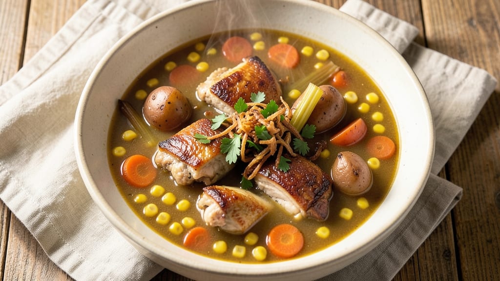 Amish Chicken Corn Chowder Soup Recipe: Creamy Homestyle Richness in One Pot