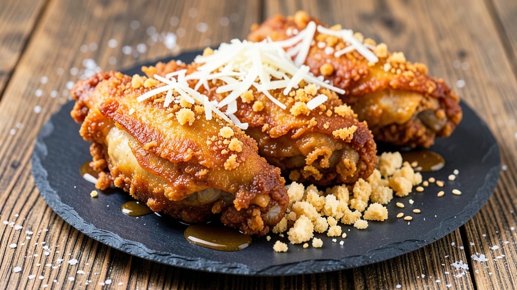 Ala Jollibee Fried Chicken Recipe: Caramelized Glaze and Crispy Parmesan Crunch