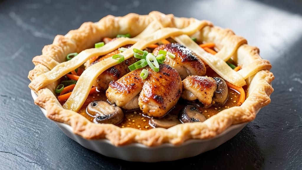 Asian Chicken Pie Recipe: Flaky Pastry Wrapped With Spiced Filling