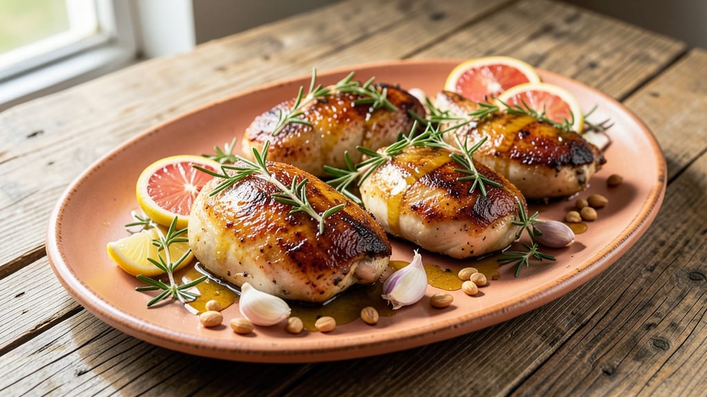Baked Chicken Thighs Mediterranean Recipe: Lemon-Garlic Herb Crisp With Juicy Centers