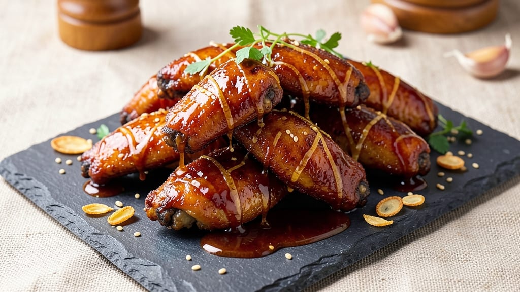 Baked Korean BBQ Chicken Wings Recipe: Smoky-Sweet Glaze That Caramelizes to Sticky Crunch