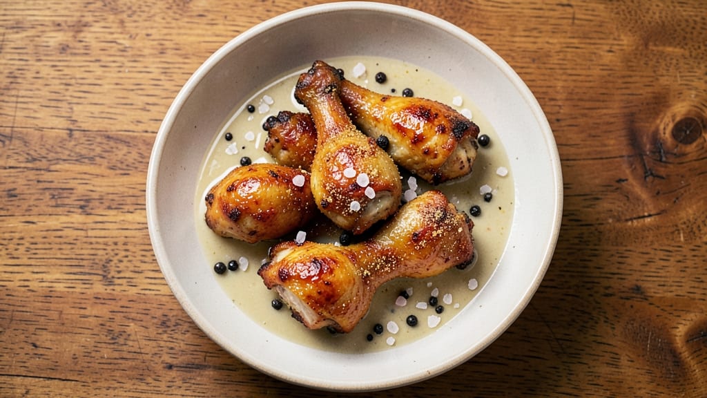 Baked Chicken Drummet Recipe: Buttermilk Brined Crisp With Juicy, Unbroken Meat