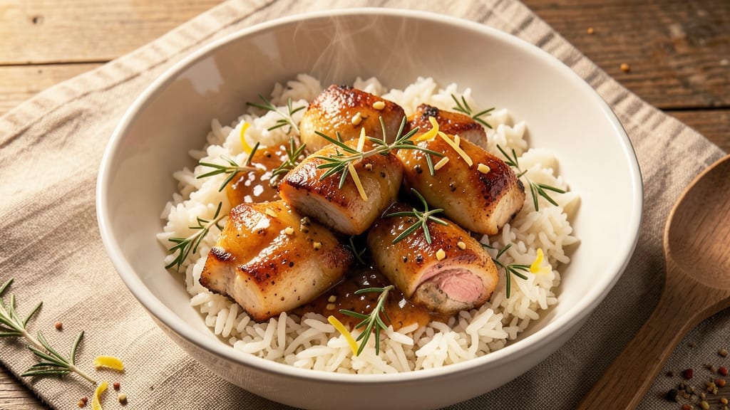 Aroma Rice Cooker Chicken And Rice Recipe: One-Pot Fragrant Herb Harmony