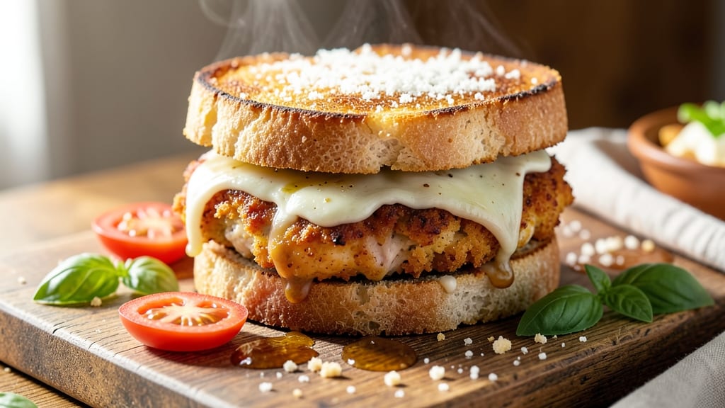 Baked Chicken Parmesan Sandwich Recipe: Crispy Cheese-Crusted Comfort in 30 Minutes