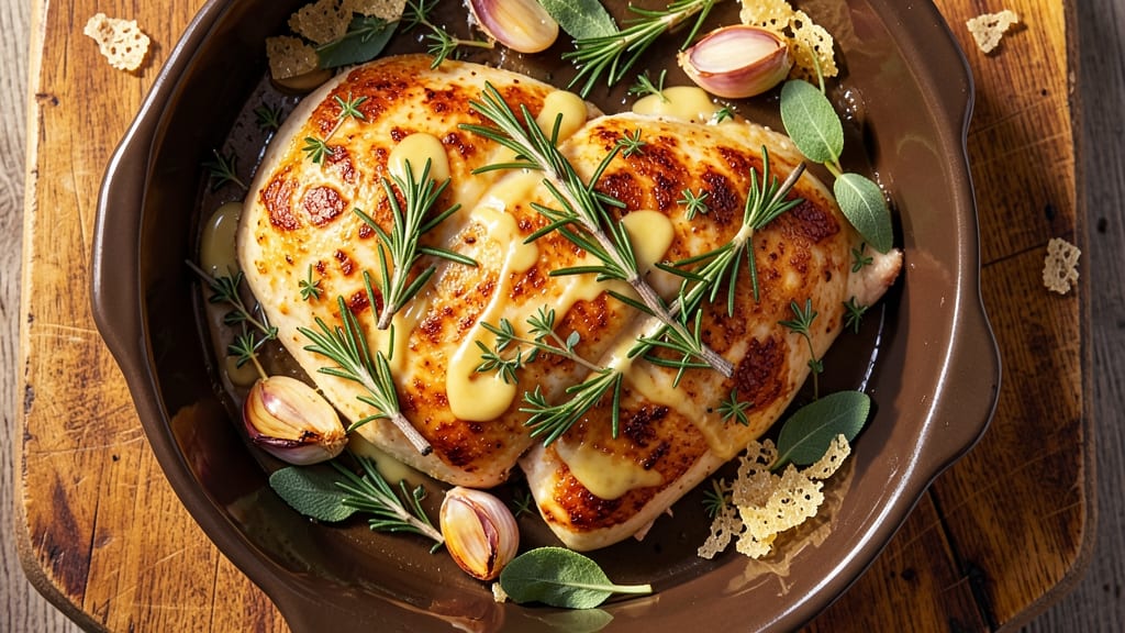 Baked Chicken Breast Thanksgiving Recipe: Herb-Butter Crust for Crowd-Pleasing Juiciness