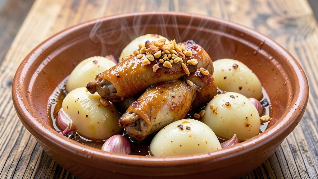 Authentic Filipino Chicken Adobo Recipe With Potatoes: Soy-Vinegar Braise That Balances Tangy and Sweet