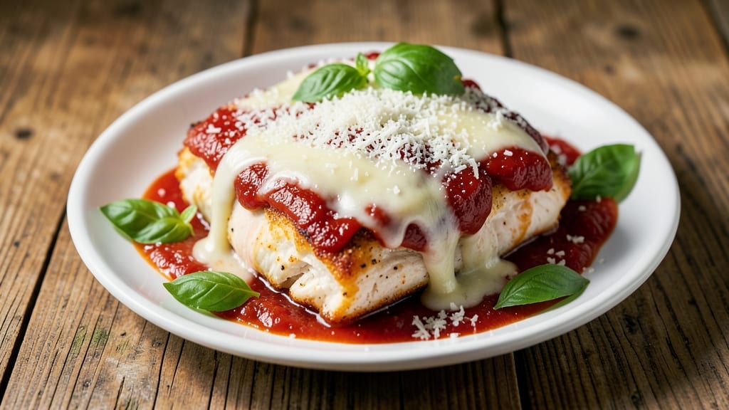 Baked Chicken Parmesan Recipe No Breadcrumbs: Crispy Parmesan Shell From Egg Wash Magic
