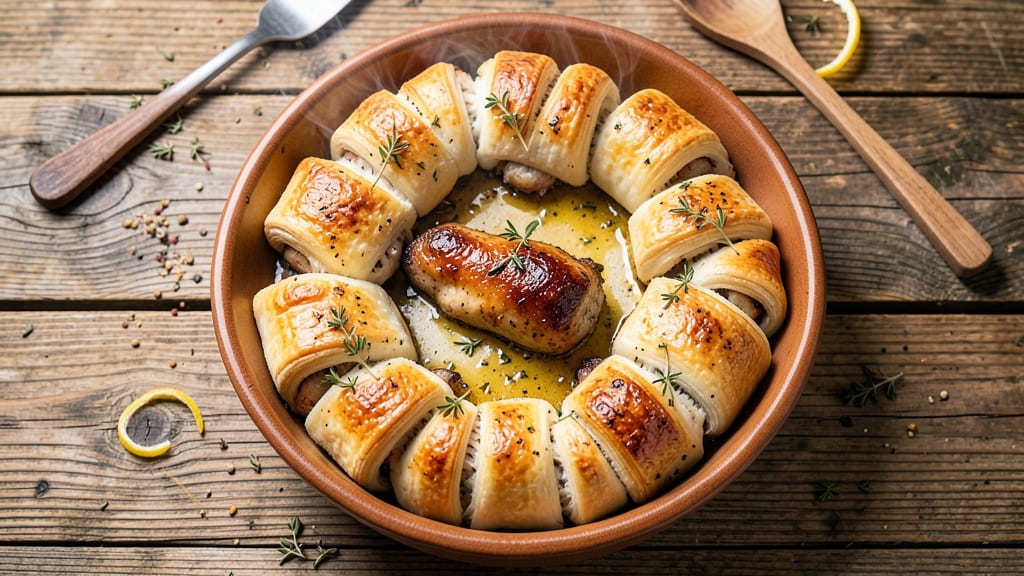 Baked Chicken Crescent Rolls Recipe: Flaky Pastry Hugs Savory Juicy Bites