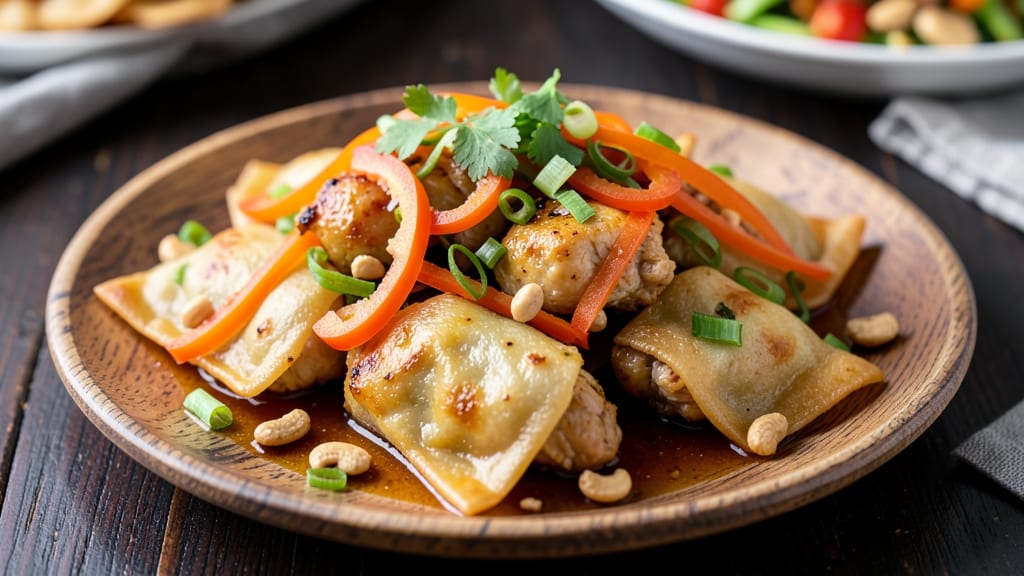 Applebee's Chicken Wonton Stir Fry Recipe: Crispy Wonton Bites with Sweet-Spicy Sauce