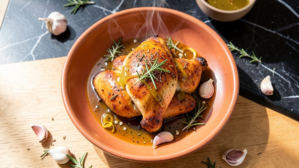 Baked Chicken Marinated in Italian Dressing Recipe: Italian-Inspired Crispy Skin and Juicy Centers