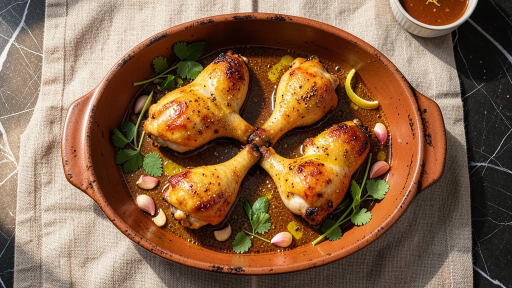 Baked Curry Chicken Legs Recipe: Golden Crisp Skin From Baking Powder Magic
