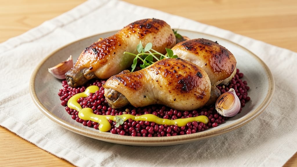 Baked Chicken Thighs and Quinoa Recipe: Crispy-Skinned Protein with Fluffy Grains
