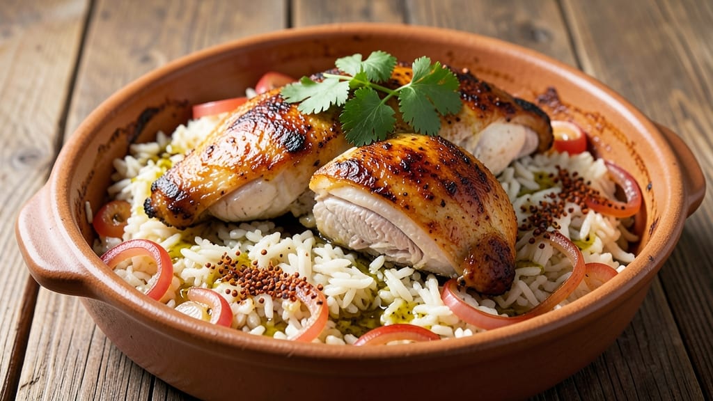 Baked Portuguese Chicken and Rice Recipe: One-Pan Fragrant Cumin and Paprika Harmony