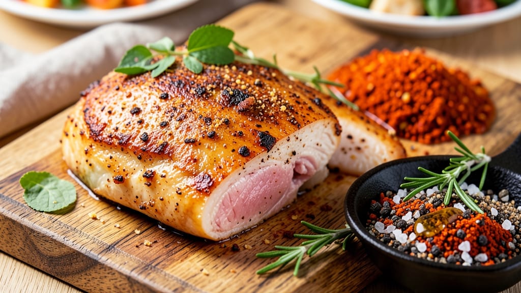 Baked Chicken Breast Rub Recipe: Smoky Paprika and Garlic Dry Blend for Crispy Skin