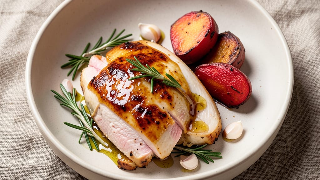 Baked Chicken Breast and Sweet Potato Recipe: Honey-Glazed Roast With Tender Meat and Caramelized Roots