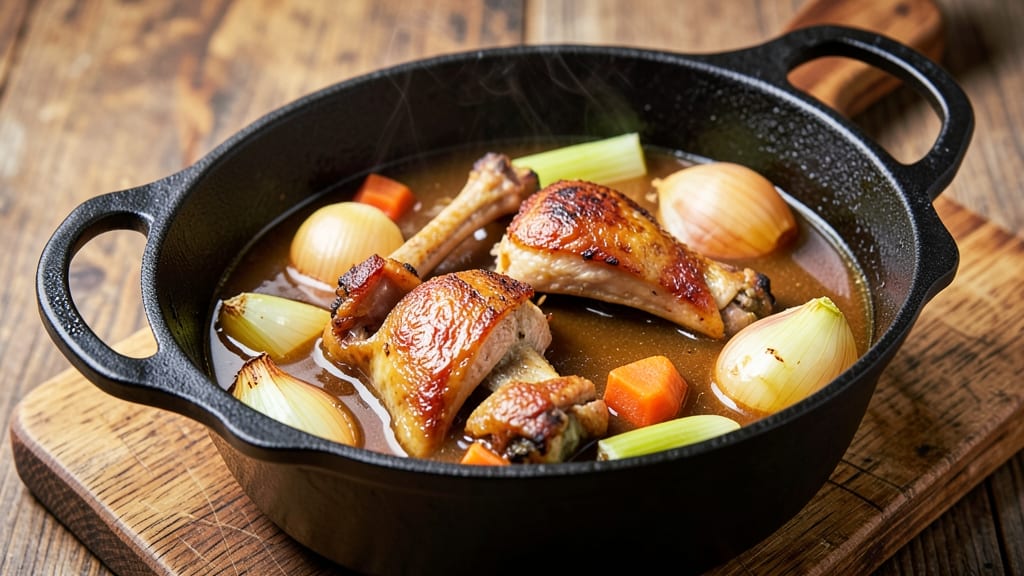 Alton Brown's Chicken Stock Recipe: Rich, Deep Flavor in One Pot