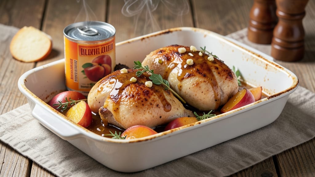 Baked Chicken With Canned Peaches Recipe: Sweet-Tart Glaze That Balances Savory and Sweet