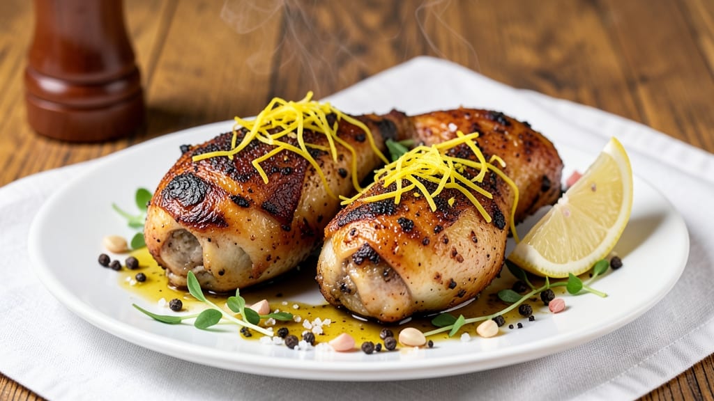 Baked Lemon Pepper Chicken Thighs Recipe: Juicy Crispy Skin From Oven Heat