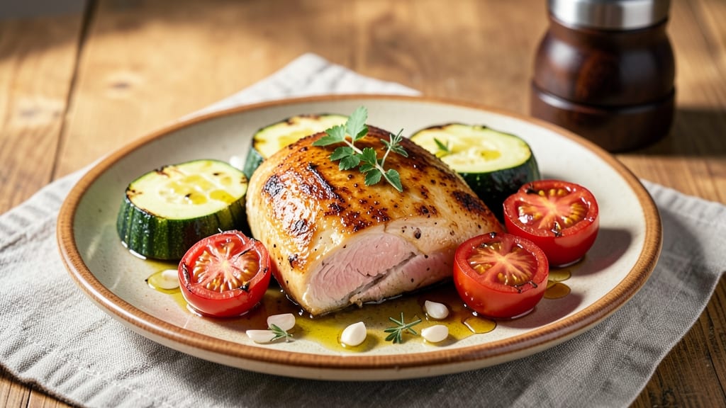 Baked Chicken Zucchini Tomato Recipe: One-Pan Herb-Roasted Harmony