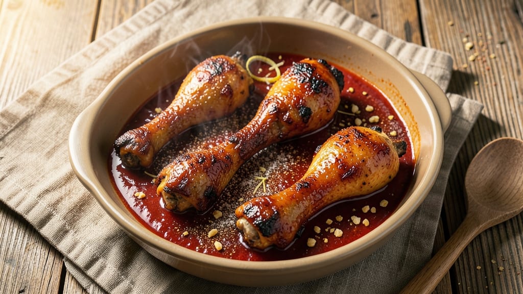 Baked Barbeque Chicken Legs Recipe: Crispy Glaze That Locks in Juiciness