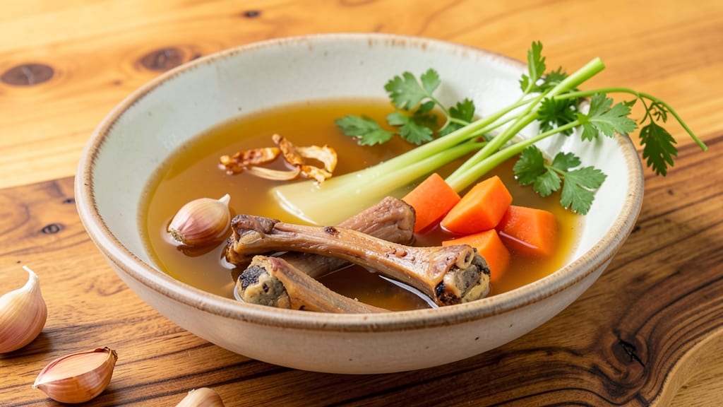Basic Chicken Broth Recipe: Savory Depth From Scraps in One Pot