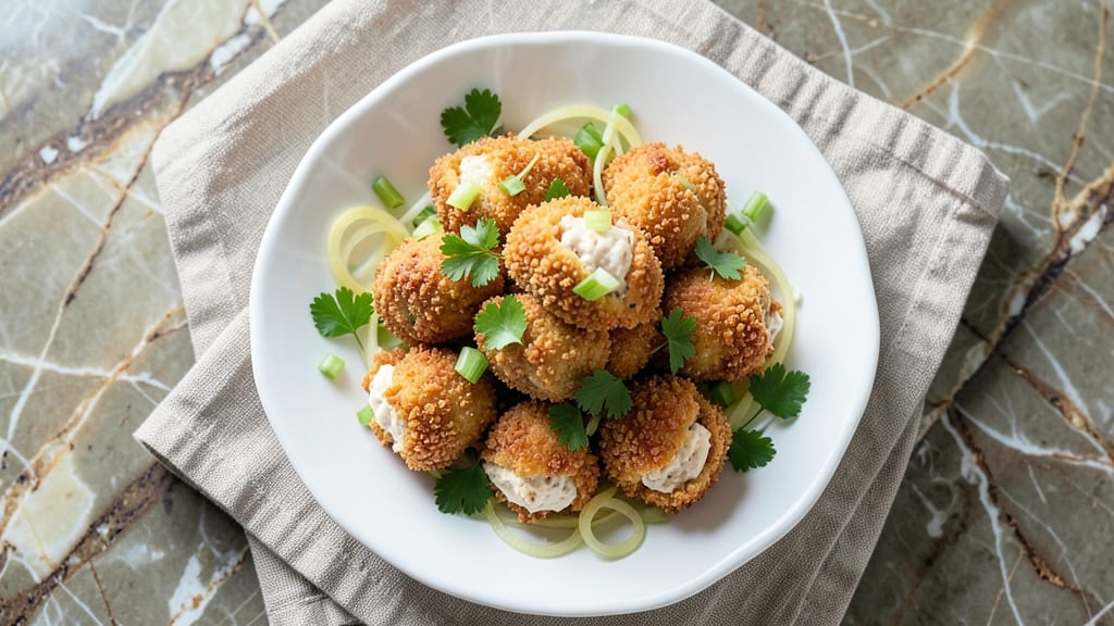 Betty Crocker Chicken Croquettes Recipe: Crispy Celery Crown Over Creamy Herb Filling