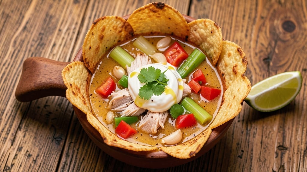 Bj's Chicken Tortilla Soup Copycat Recipe: Crispy Celery Crown Over Creamy Tomato Bliss