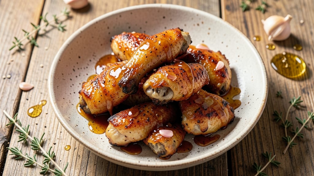 Baked Marinated Chicken Wings Recipe: Honey-Garlic Crunch With Juicy Centers