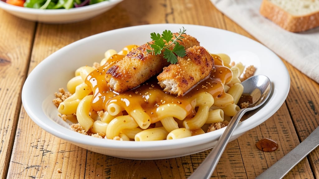 Applebee's Honey Chicken Mac and Cheese Recipe: Crispy Breadcrumbs Hug Juicy Chicken and Creamy Pasta