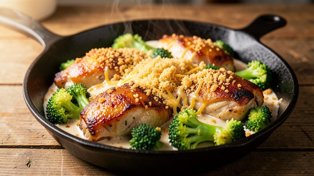 Campbell's Chicken and Broccoli Bake Recipe: One-Pan Creamy Comfort with Crispy Top