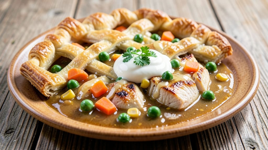 Campbell's Cream of Chicken Pot Pie Recipe: Flaky Crust, Creamy Filling in One Dish
