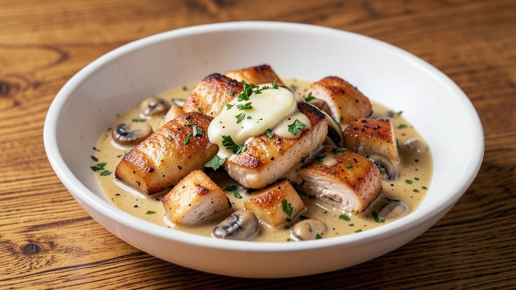Campbell's Mushroom Chicken Recipe: One-Pan Umami Bomb With Caramelized Edges