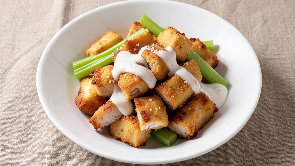Charleys Chicken California Copycat Recipe: Crispy Celery Crown Over Creamy Vanilla Bliss