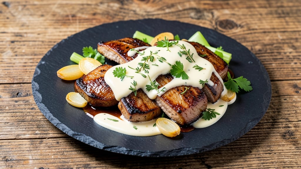 Chicken Liver Recipe: Pan-Seared Richness With Celery Crown Crunch