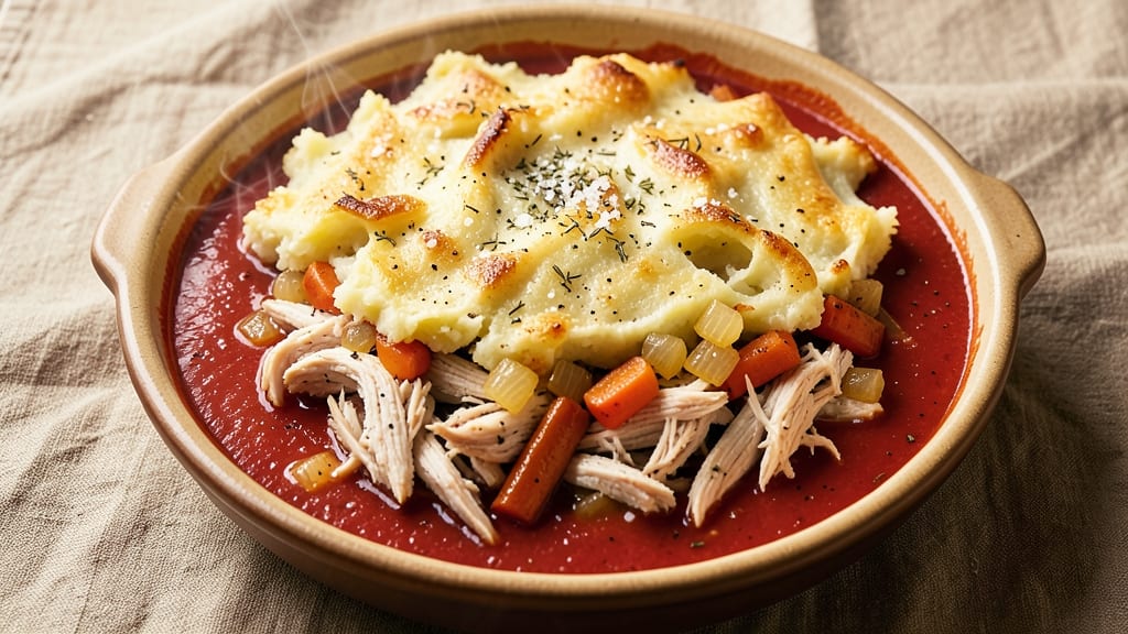 Chicken Shepherd's Pie With Campbell Soup Recipe: One-Pan Creamy Mash Masterpiece