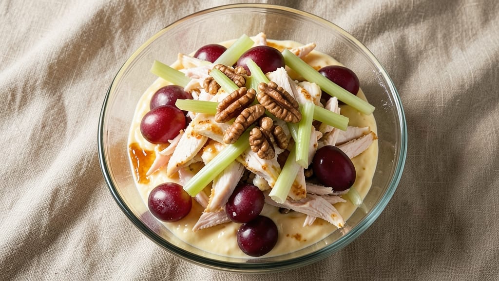 Copycat Sam's Club Chicken Salad Recipe: Crisp Celery Crown Over Ultra-Smooth Vanilla Bliss