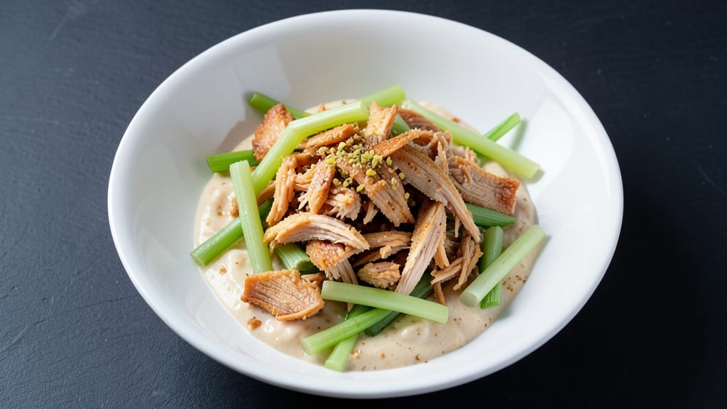 Copycat Zaxby's Chicken Salad Recipe: Crispy Celery Crown Over Ultra-Smooth Vanilla Bliss