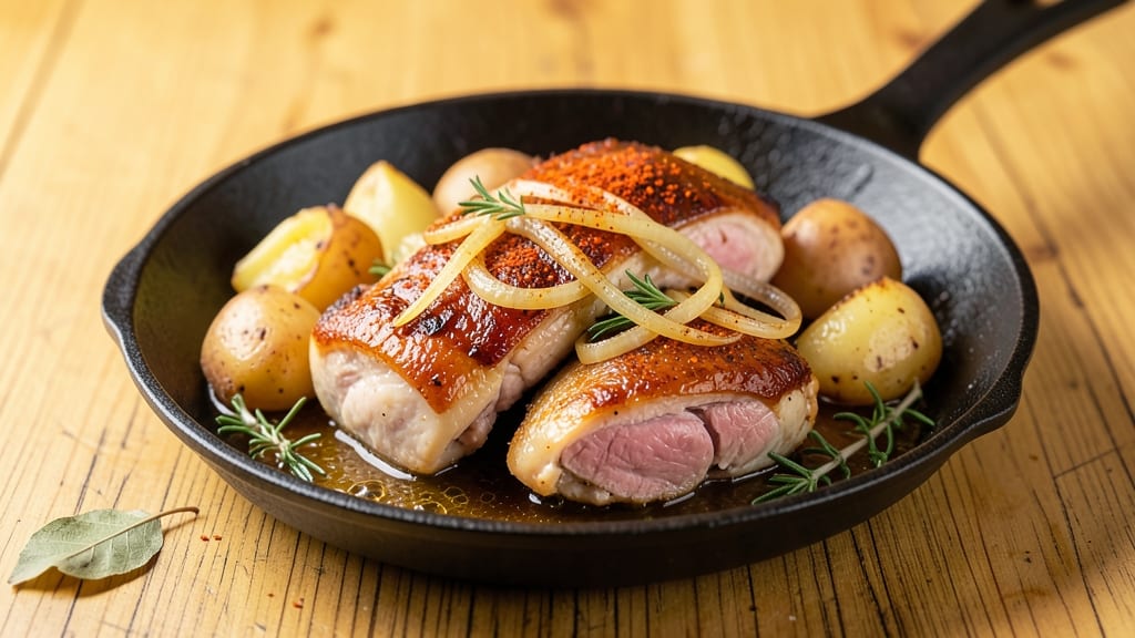 Czech Chicken Recipe: Paprikash Potatoes and Sour Cream Magic