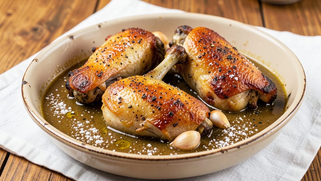 Baked Chicken Thighs With Gravy Recipe: Crispy-Skinned, Richly Sauced Weeknight Triumph