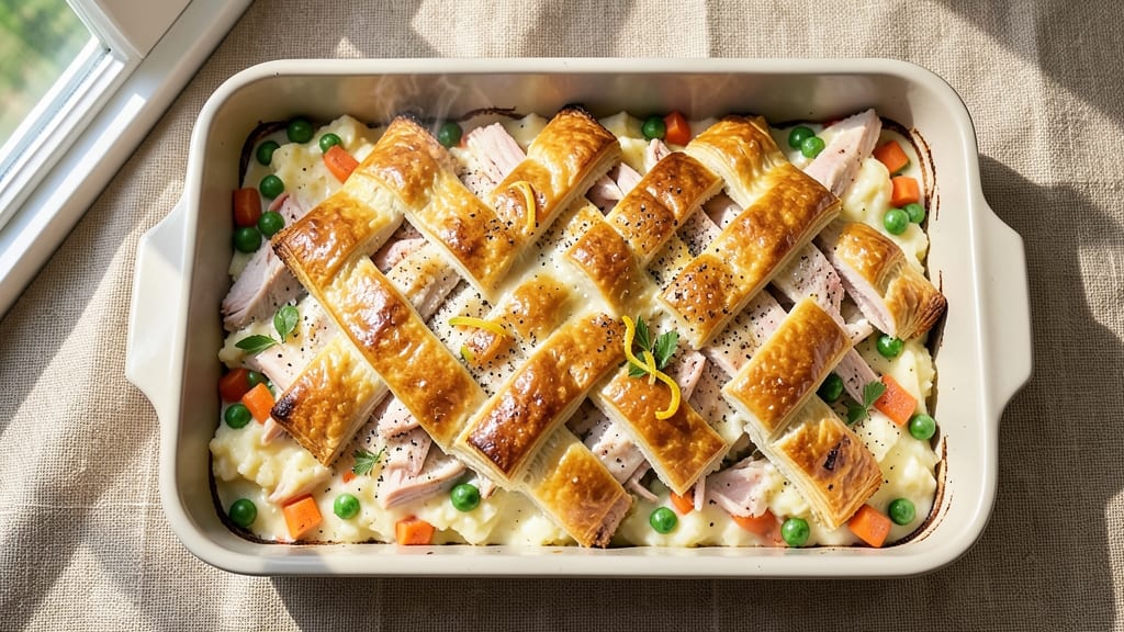 All Recipe Sheet Pan Chicken Pot Pie: Crispy Top, Creamy Filling in One Dish