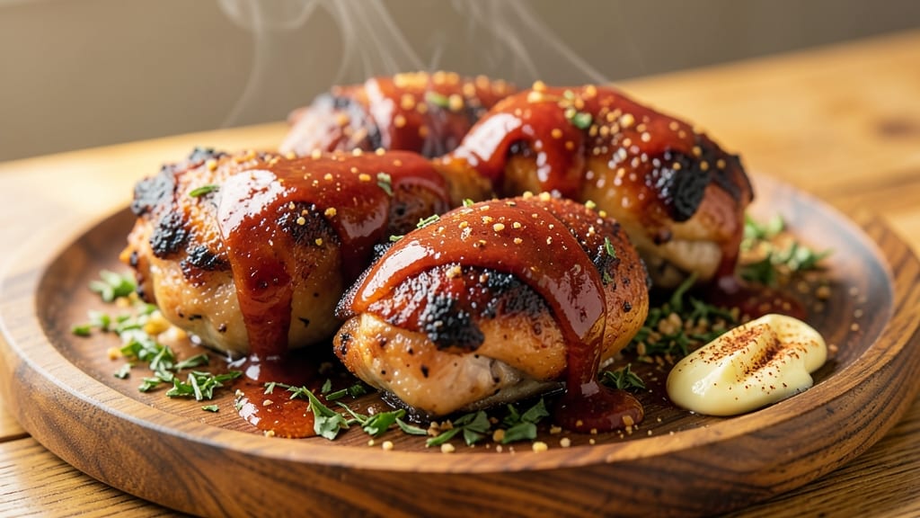 Baked BBQ Boneless Chicken Thighs Recipe: Smoky Caramelized Crust With Fall-Apart Tender Meat